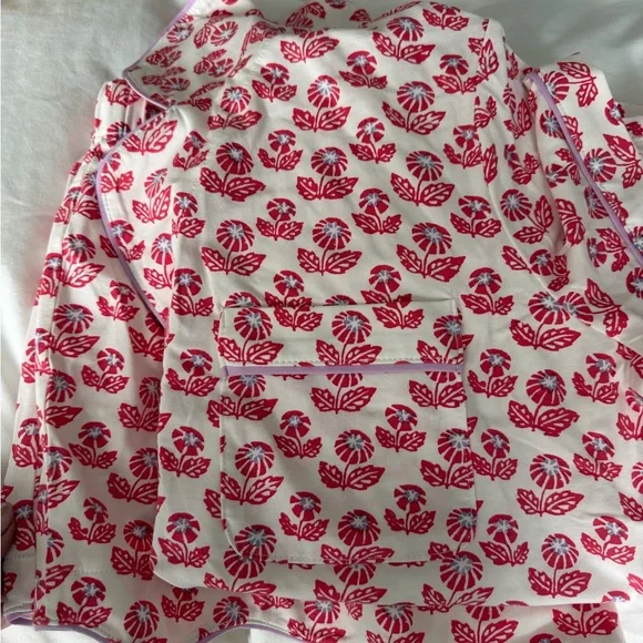 Roller Rabbit Pink Floral Cotton blend pjs